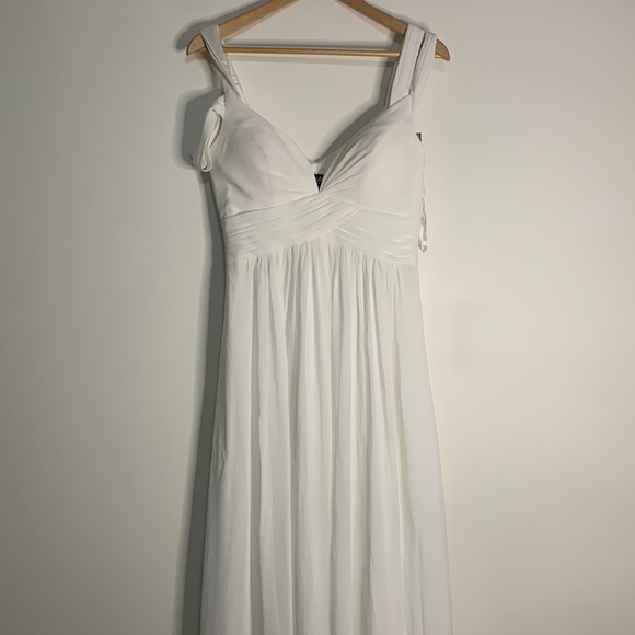 Lulu,s Ocean of Elegance Ivory Maxi Dress size S white - Picture 2 of 10